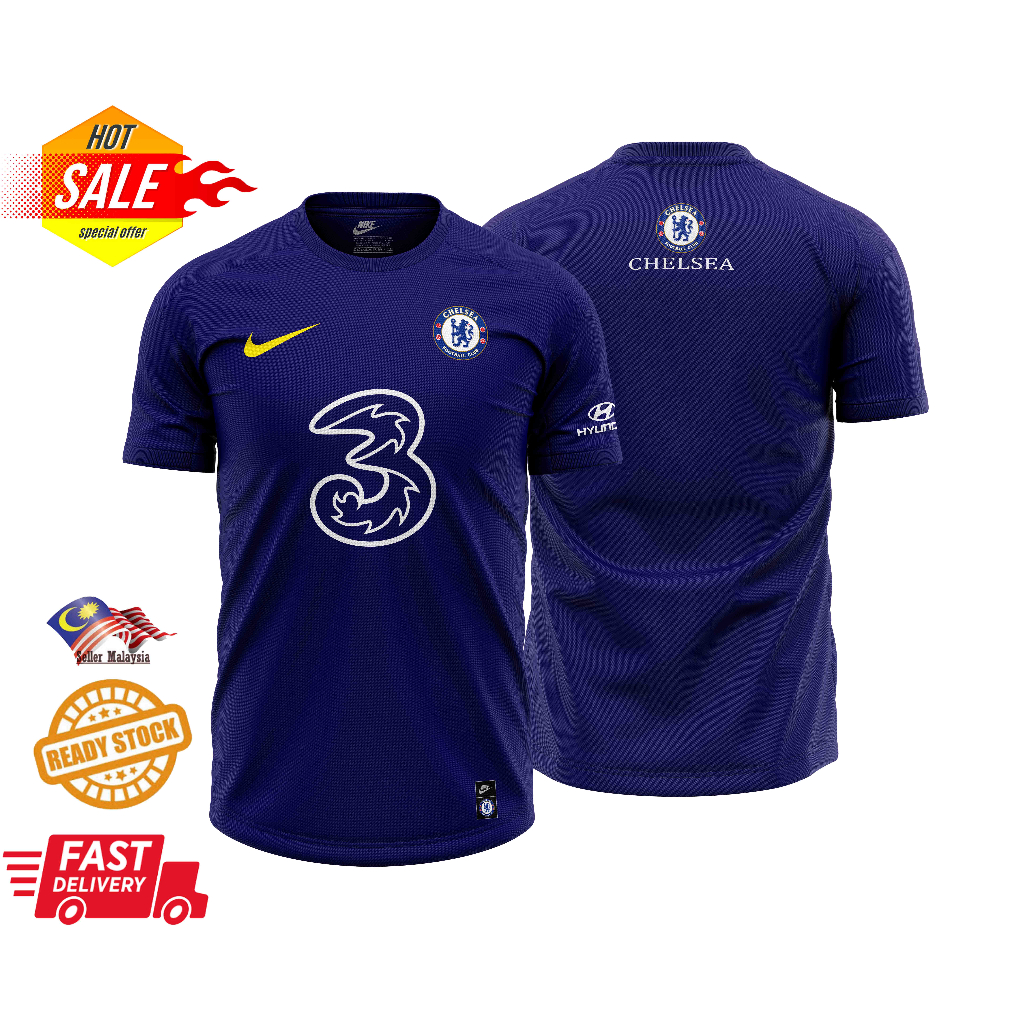 CHELSEA- MEN UNISEX FOOTBALL CLUB JERSEY CHELSEA BAJU JERSEY