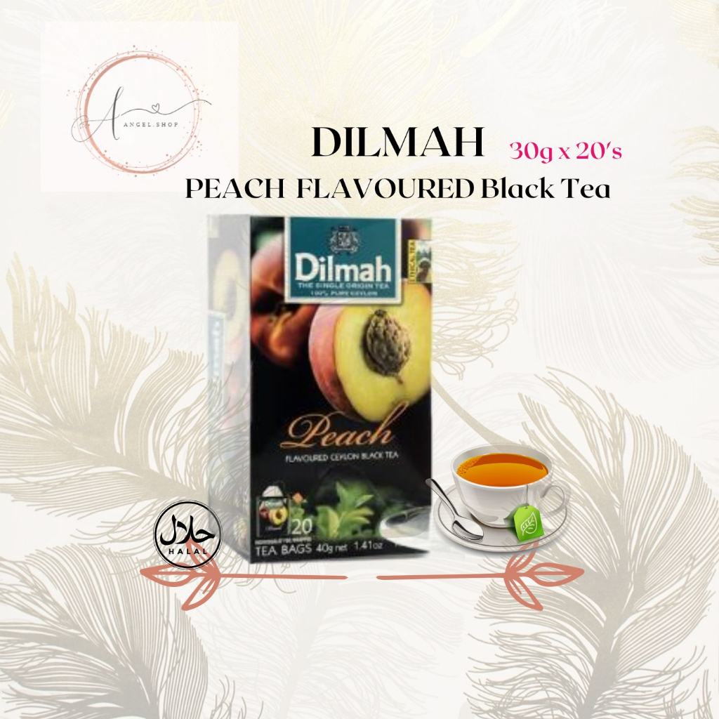DILMAH BLACK TEA WITH PEACH FLAVOURED Shopee Malaysia
