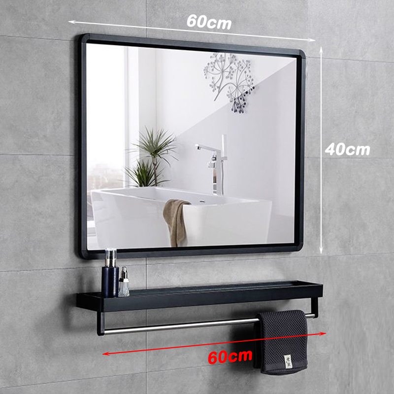 Bathroom Mirror Cermin Bilik Mandi Square decorative mirror Dressing ...
