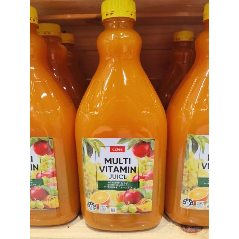 🍍Baharu🍍100 Import 🇦🇺 Coles Juice Multivitamin Juice 2L 100