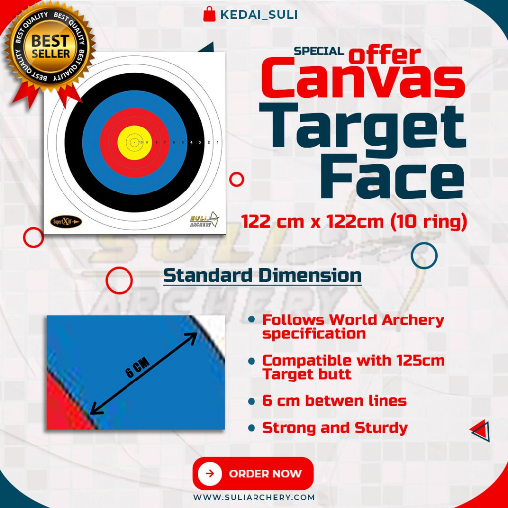 CANVAS TARGET FACE (122 CM) | Shopee Malaysia