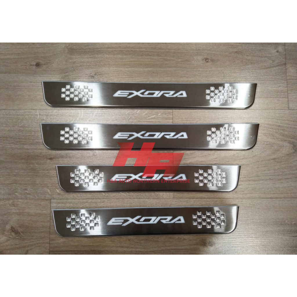 [ Clear Stock ] Proton Exora Stainless Steel Side Sill Plate (NO LED ...