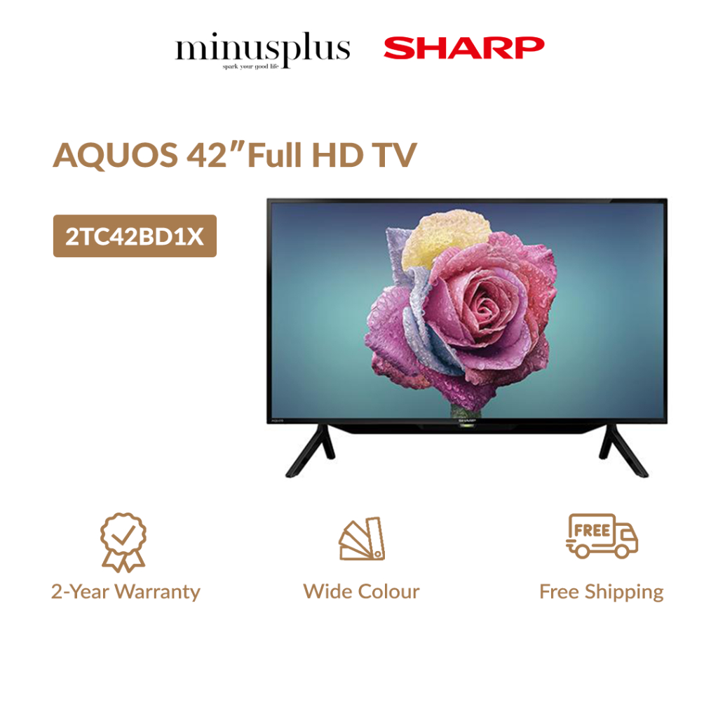 Sharp Full HD LED Wide Colour Super Eco Mode TV (42") 2TC42BD1X