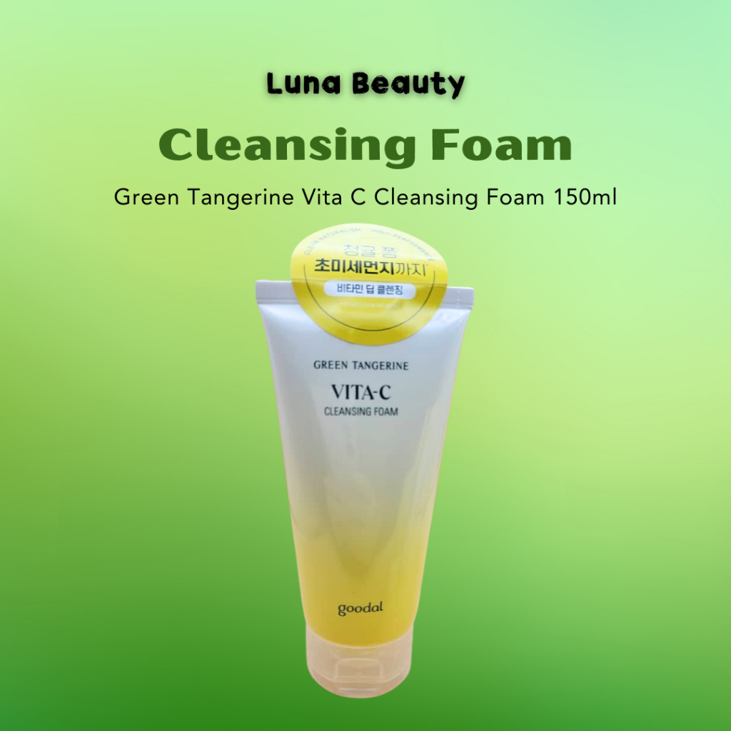 [Goodal] Green Tangerine Vita C Cleansing Foam 150ml Shopee Malaysia