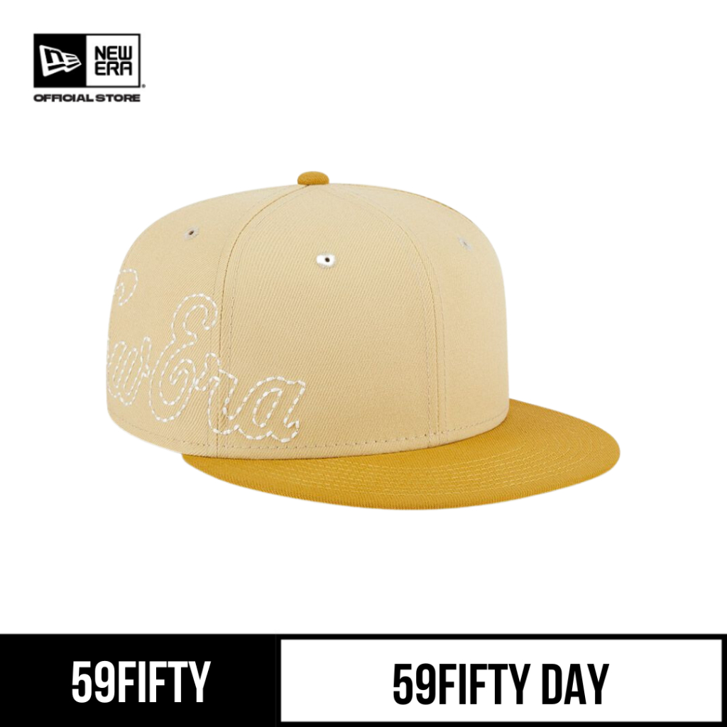 New Era 59FIFTY New Era Logo 59FIFTY Day Vegas Gold Fitted Cap | Shopee ...