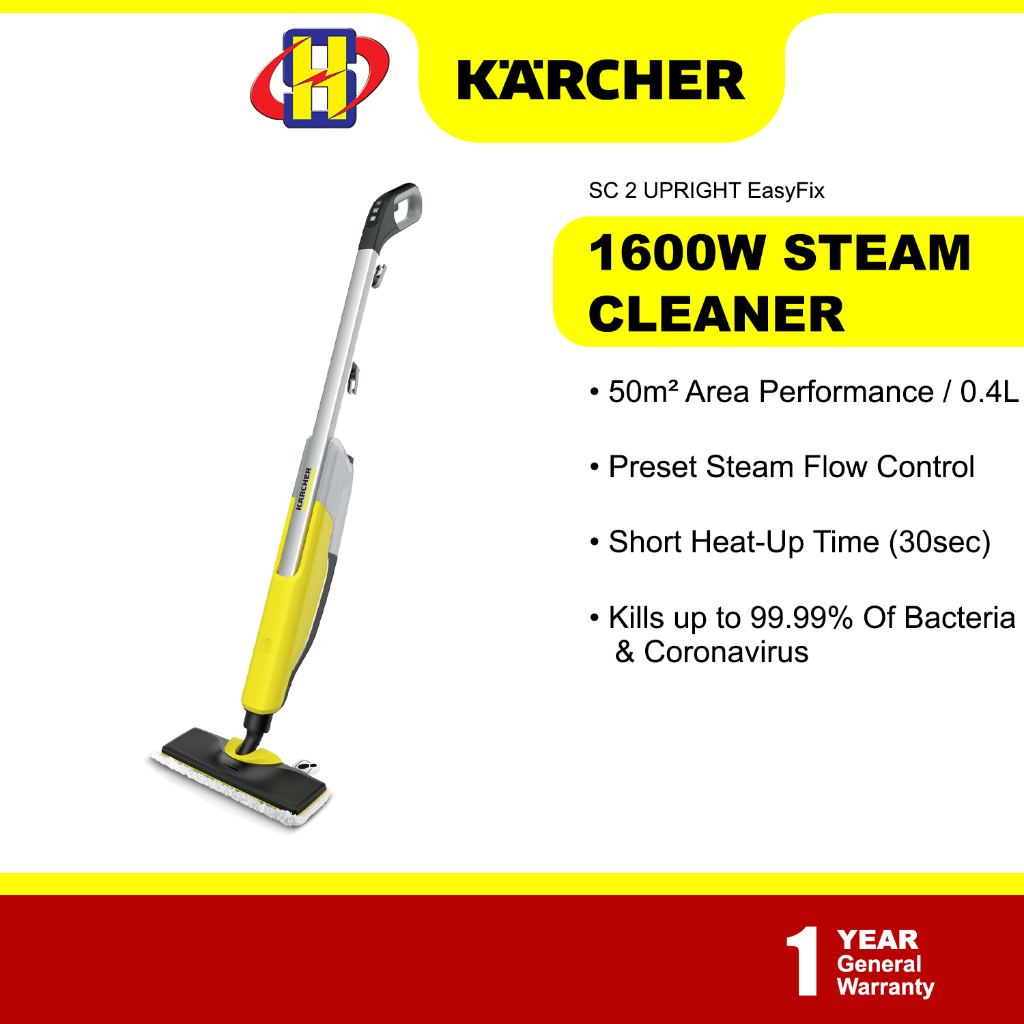 Karcher Steam Cleaner (1600W/0.4L) Steam Mop Hard Floors Steam Cleaner