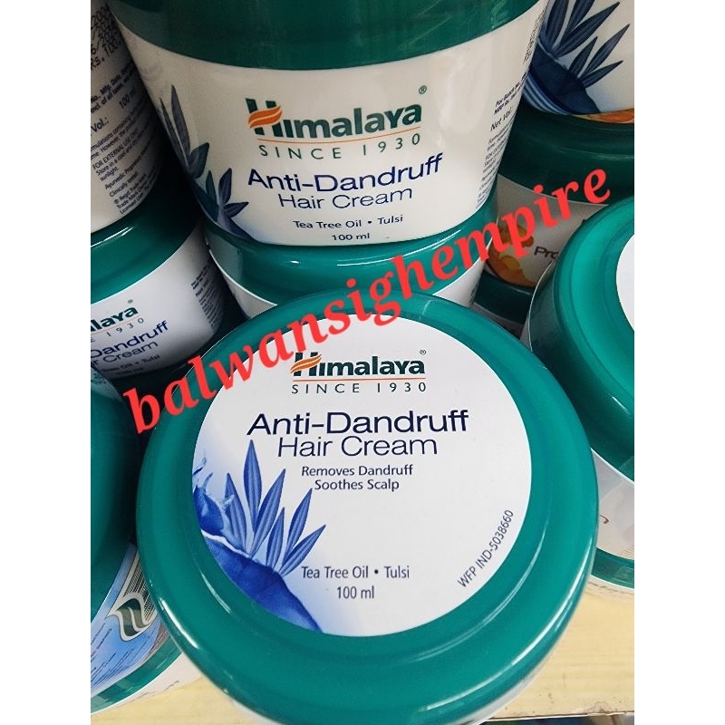 Himalaya Anti Dandruff Hair Cream 100ml Removes Dandruff And Soothes Scalp Readystock Shopee