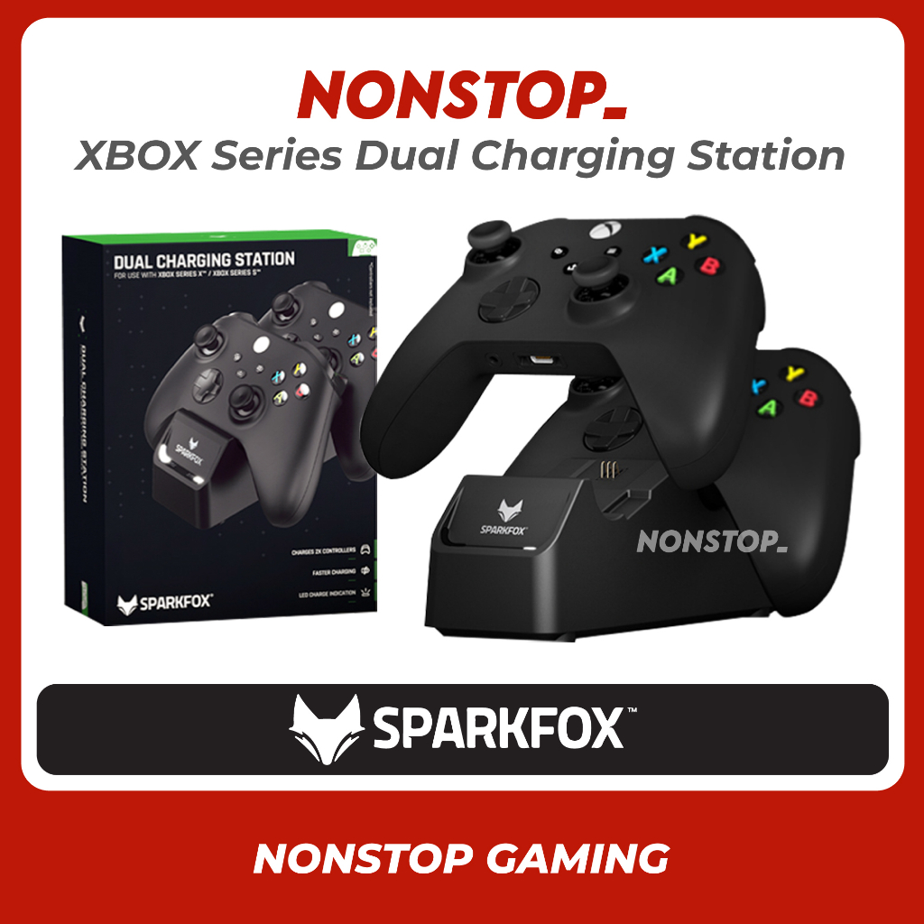 Sparkfox XBOX Series S/X Dual Charging Station 900mAh Rechargeable ...