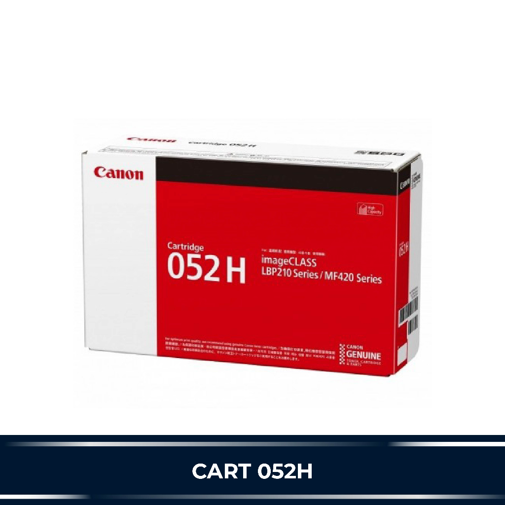 Canon Cartridge 052 052h Original Laser Toner Black Standardhigh Cap For Imageclass Lbp214dw 2578