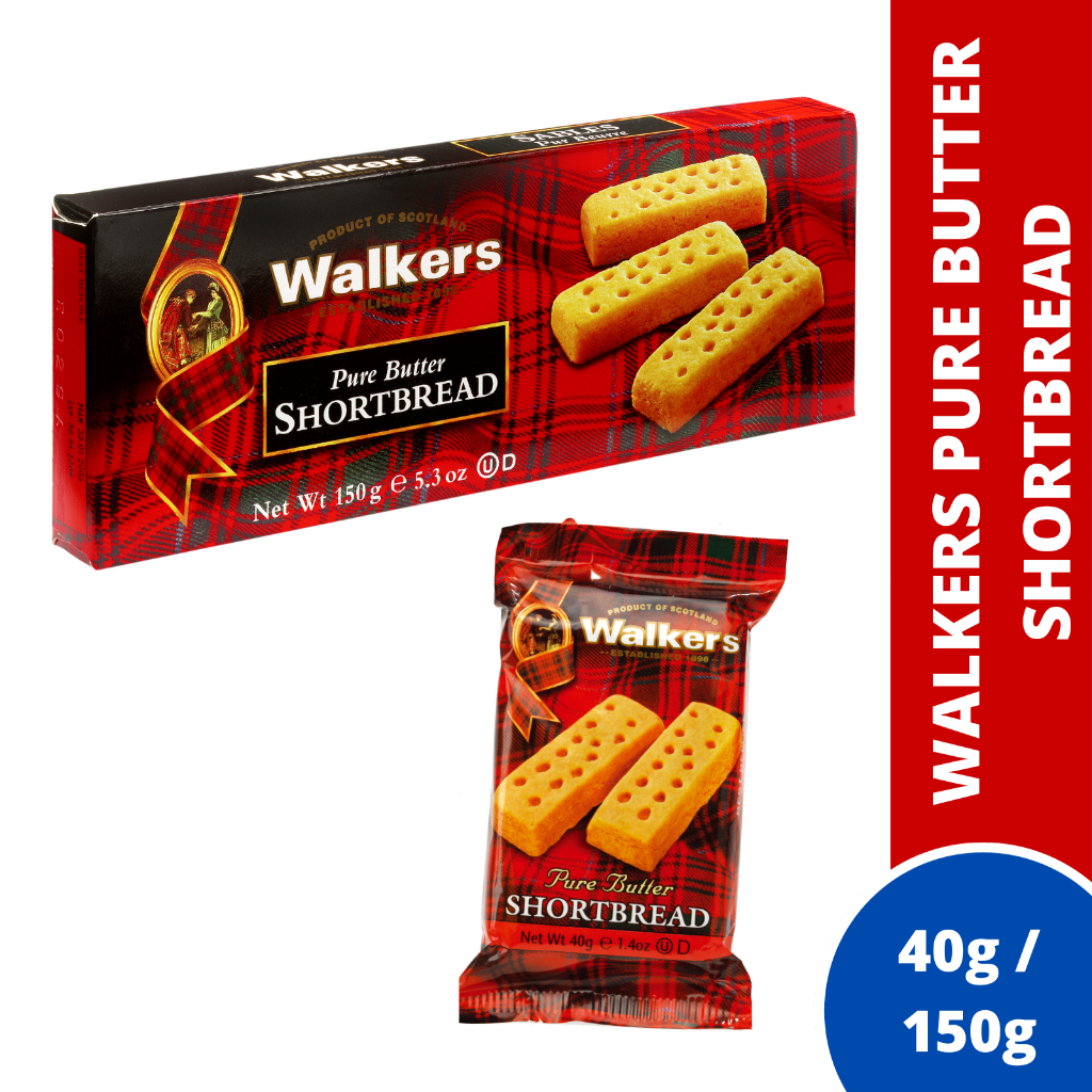 Walkers Pure Butter Shortbread - Assorted (Fingers 150g | Almond 150g ...