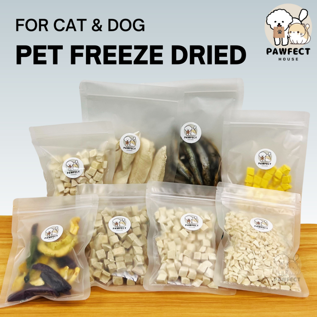 READY STOCK PET FREEZE DRIED TREATS SNACK MEAT CHICKEN DUCK EGG YOLK ...