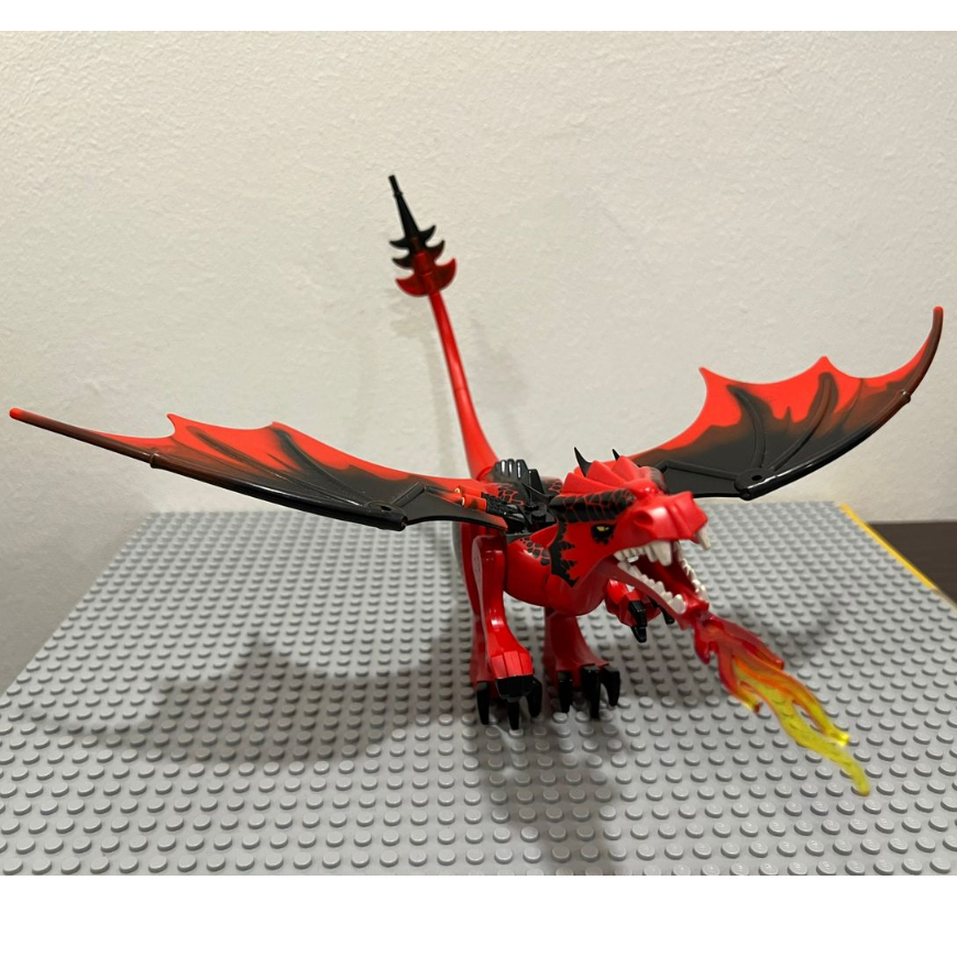 LEGO MEDIEVAL/CASTLE/KINGDOM SERIES RED DRAGON MOUNTAIN {SPLIT} FROM ...