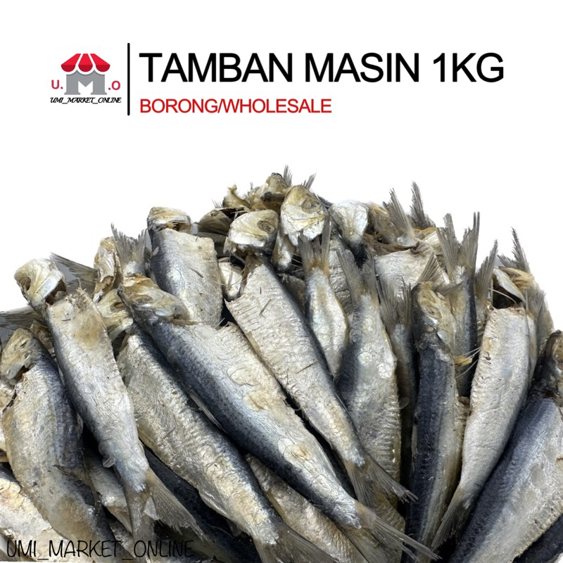 Ikan Kering Tamban Masin 1kg Shopee Malaysia