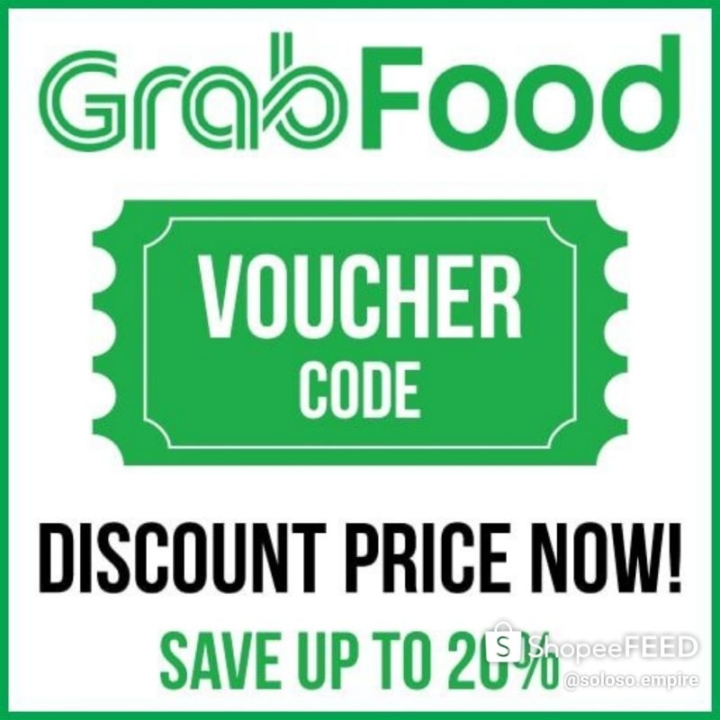 Grabfood Cash Voucher Code Shopee Malaysia