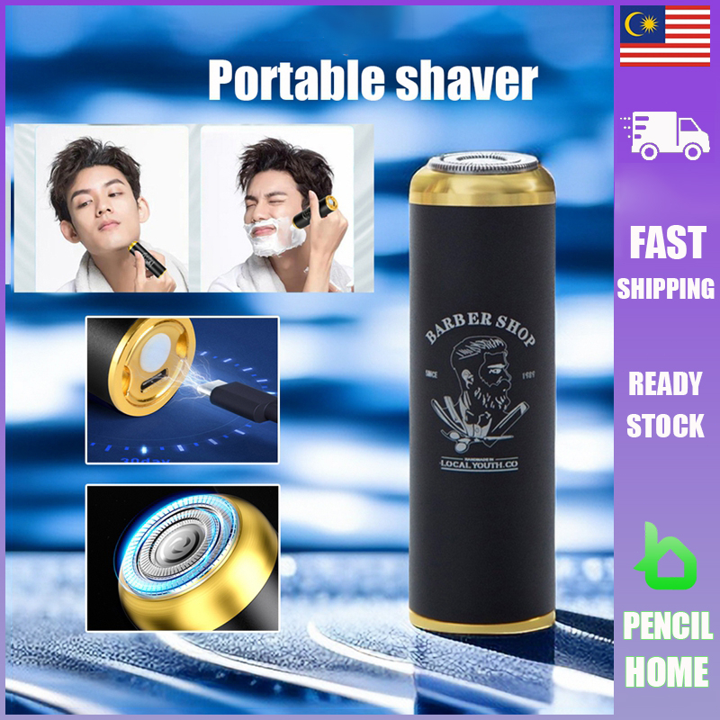 Electric Shaver Portable Mini USB Rechargeable Razor Waterproof Beard ...