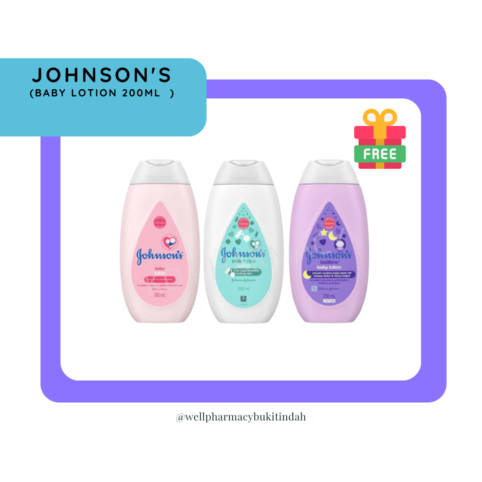 Johnson's Baby Lotion 200ml Shopee Malaysia