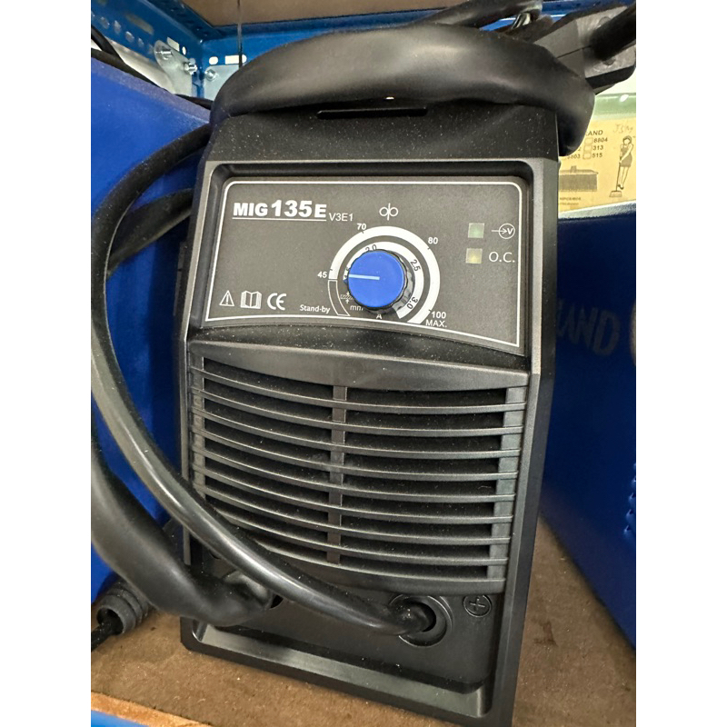 RILAND MIG135E 100A SYNERGY GASLESS MIG WELDING MACHINE WELDER 1 ROLL