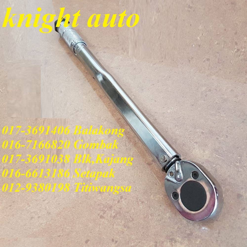 Torque Wrench 1/2''Dr, 28-210nm, Long: 465mm, Weight :1.36kgs ID36494 ...