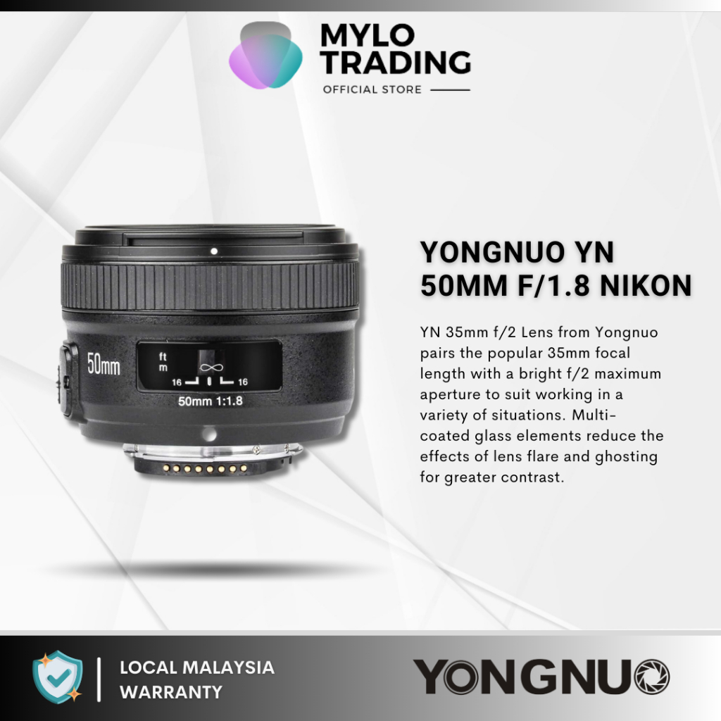 Yongnuo YN 50mm f 1.8 YN 50mm YN 35mm f 2 Lens for All Nikon