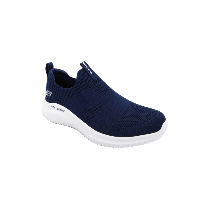 SKECHERS FLECTION MEN'S SHOES NAVY | Shopee Malaysia