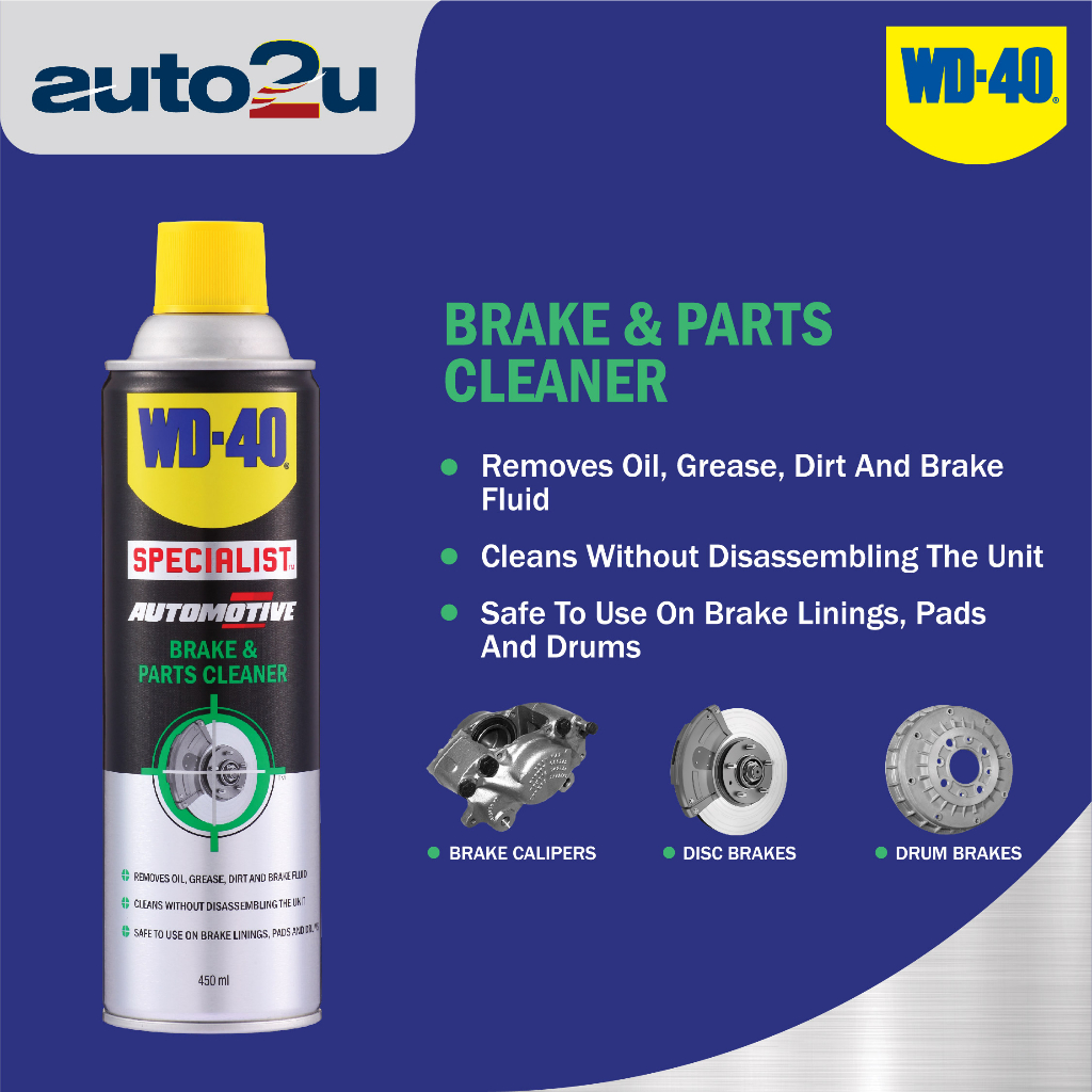 WD40 Brake and Parts Cleaner 450ml Shopee Malaysia