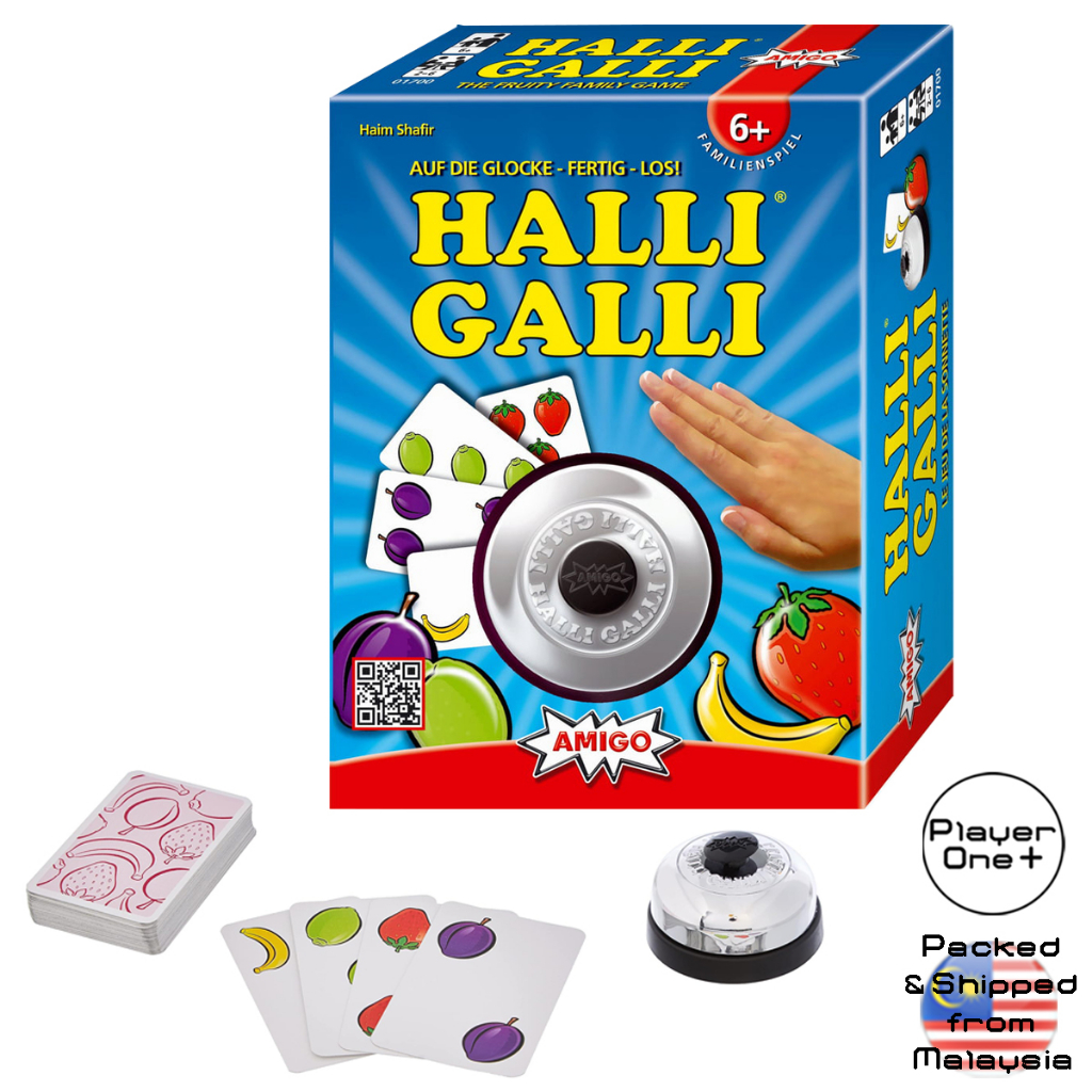 Halli Galli Board Game Card Game Action Game Fun Family Party Games