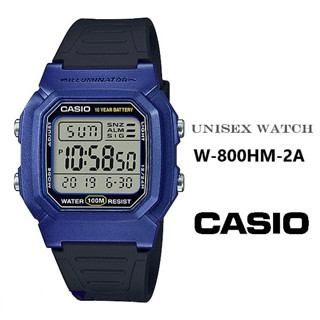 Casio W-800H / W-800HG Youth Sport Digital 10 Years Battery Life Black ...