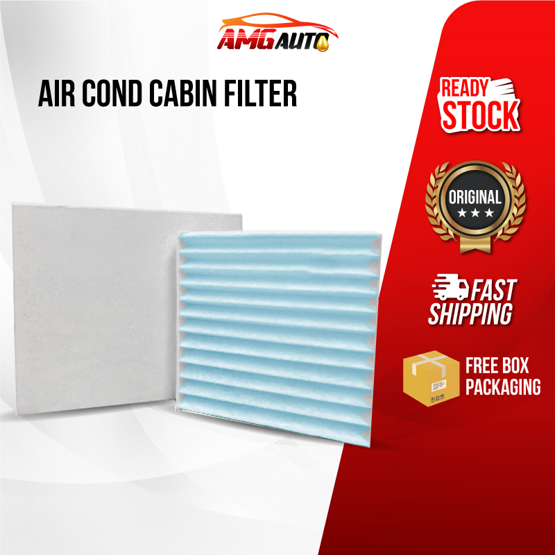 AIR COND CABIN FILTER CARBON BLUE PERODUA MYVI LAGI BEST, MYVI NEW