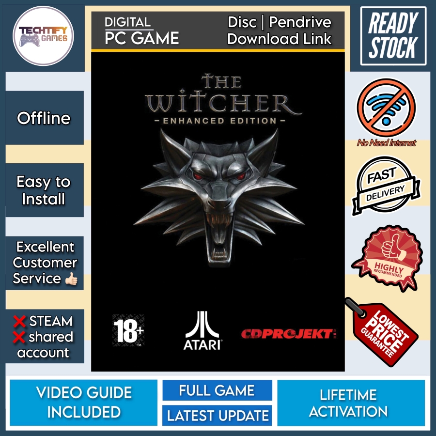[PC Game] The Witcher Enhanced Edition Director’s Cut - Offline [Disc ...