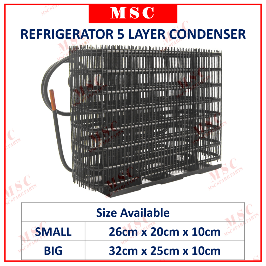 5 Layer Condensor Refrigerator Freezer Condenser Kondenser Jaring Peti