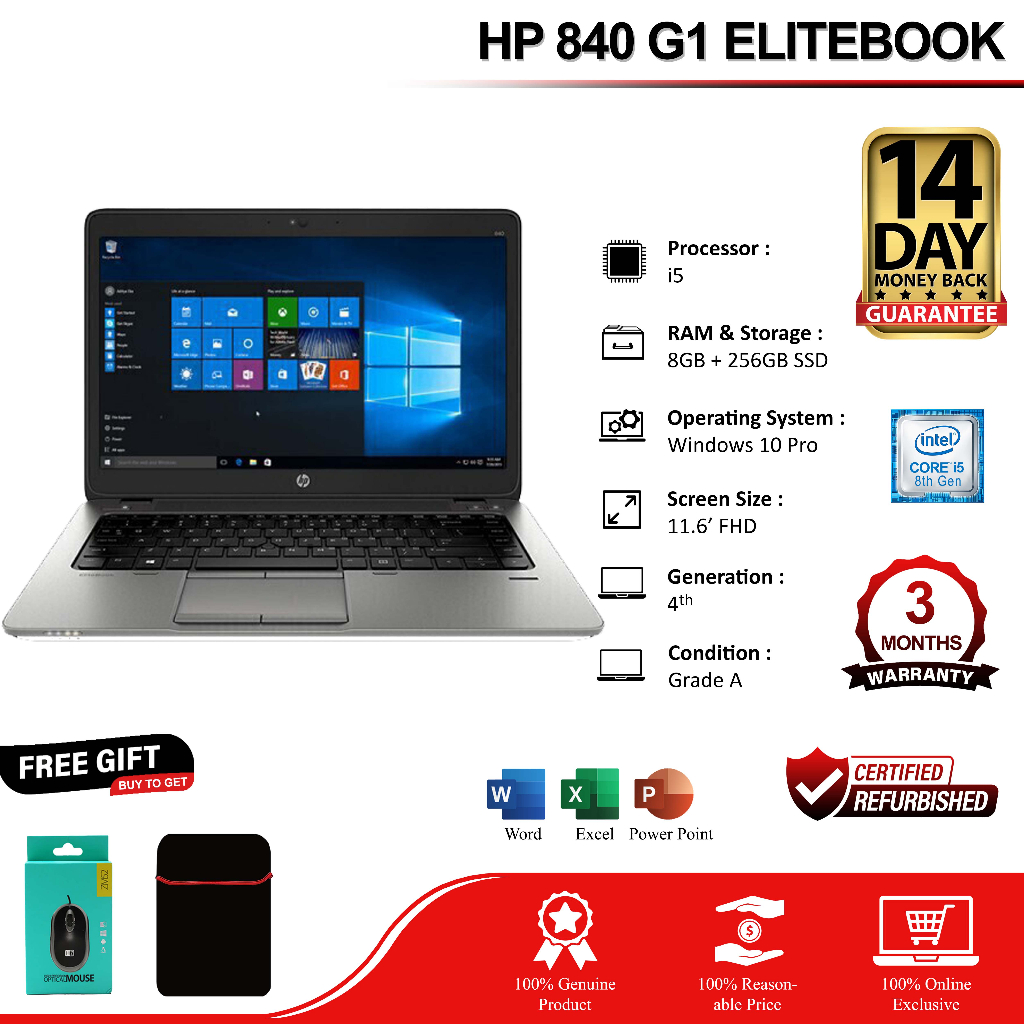 Students and Business Laptop window 10 pro Lenovo N23 HP 745 HP