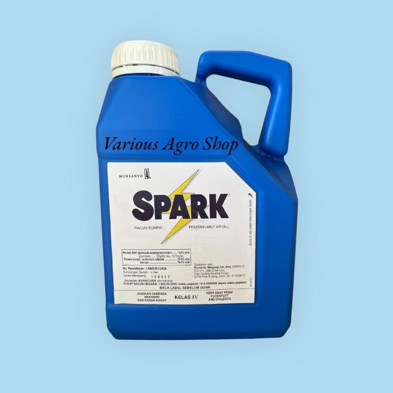 4L SPARK Glyphosate 13.6% Weed Killer Herbicide Racun Rumput | Shopee ...