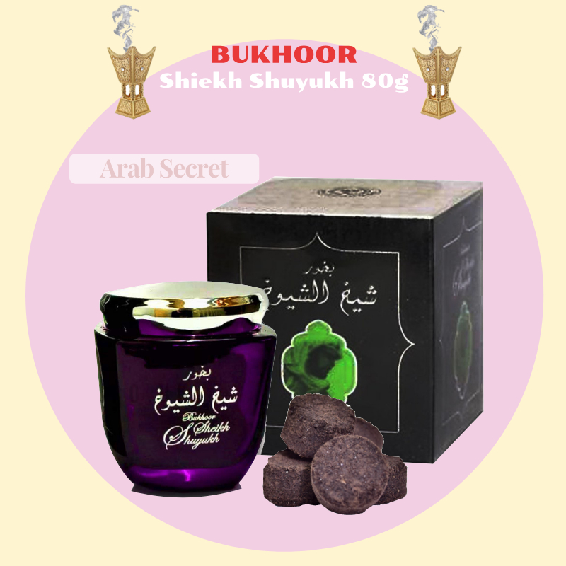 Bukhoor Sheikh Shuyukh Ori Dari Dubai Gaharu Oud Bakhoor Kayu Fragrance