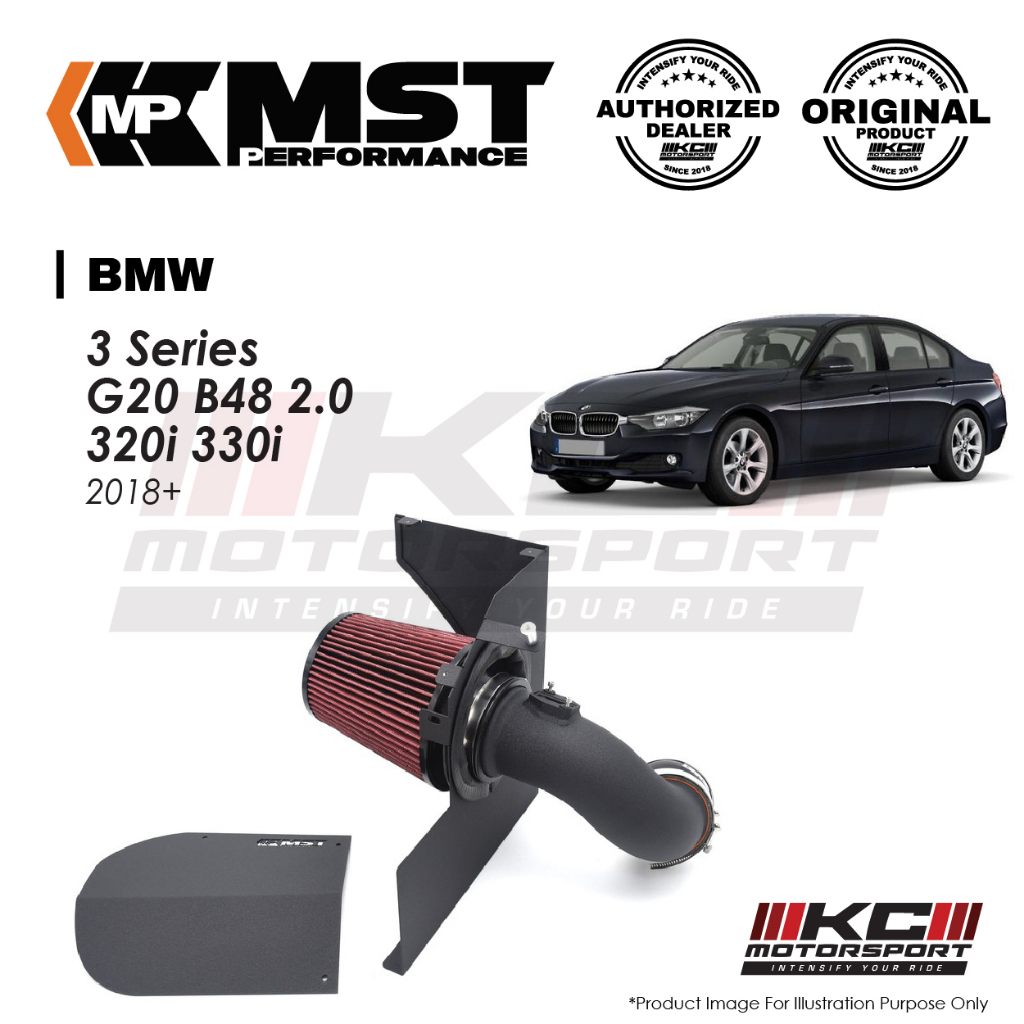 BMW 3 Series G20 B48 320i 330i 2.0 2018+ - MST Performance Cold Air ...