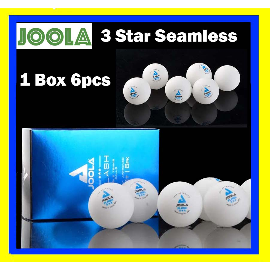 JOOLA Table Tennis Balls 3 Star Seamless Special for European Games Professional Ping Pong Balls