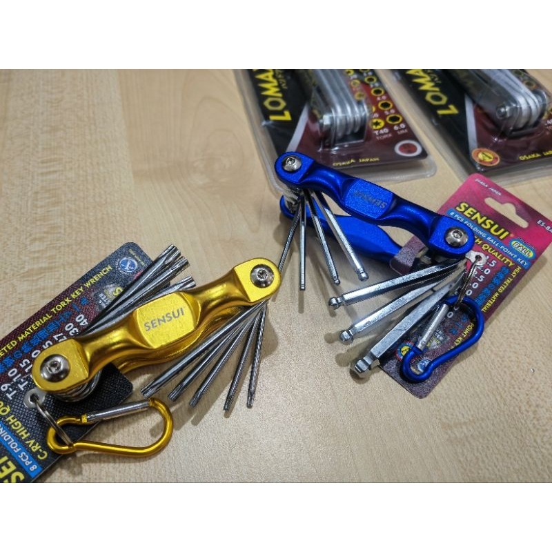 LS GEMILANG SENSUI 8pcs TORX KEY HEX KEY WRENCH STAR FLOWERS ALLEN KEY ...