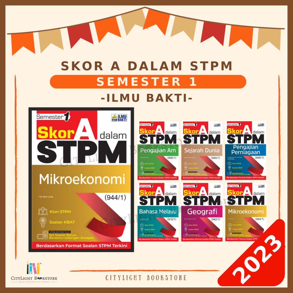 [citylight] Kertas Model 2023 Skor A Dalam Stpm Semester 1 Ilmu