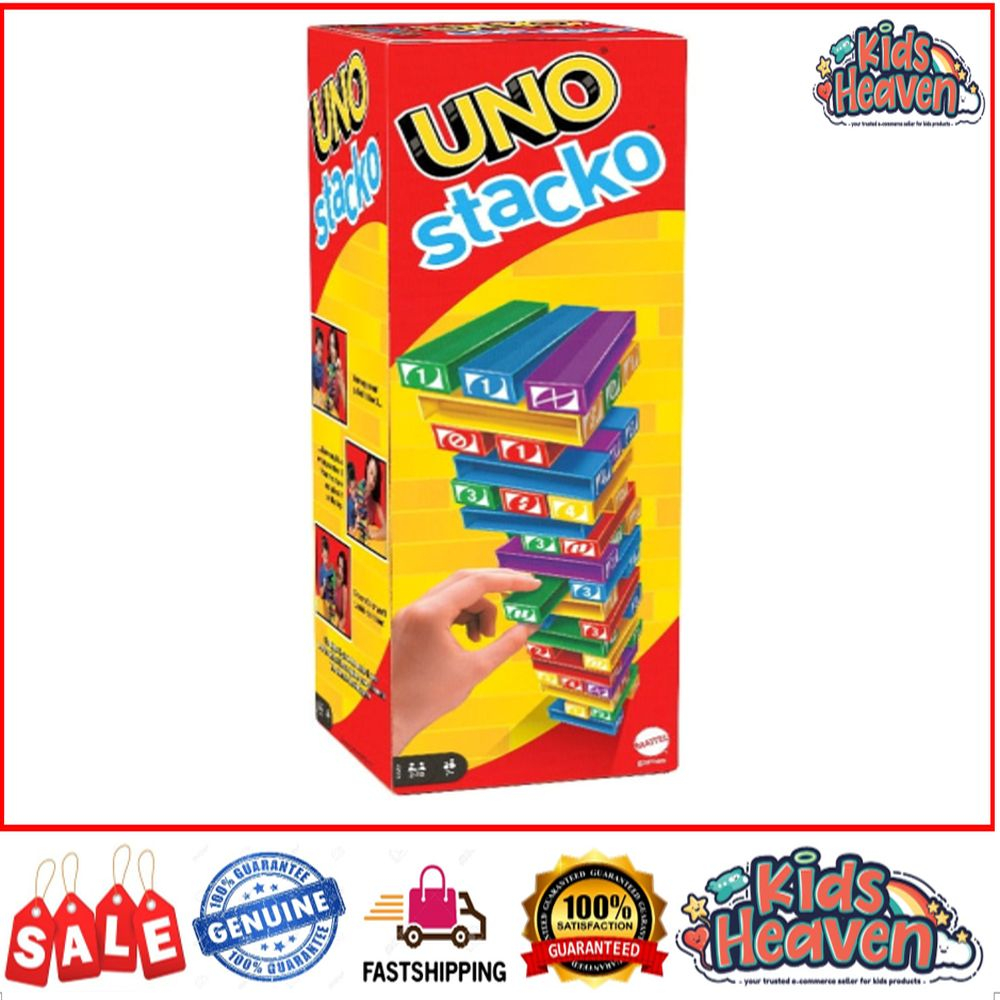 UNO Stacko Strategy Game (100.0% Original Mattel) | Shopee Malaysia