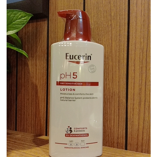 EUCERIN pH5 Lotion 400ml (DRY SENSITIVE SKIN) 5 DEXPANTHENOL Shopee