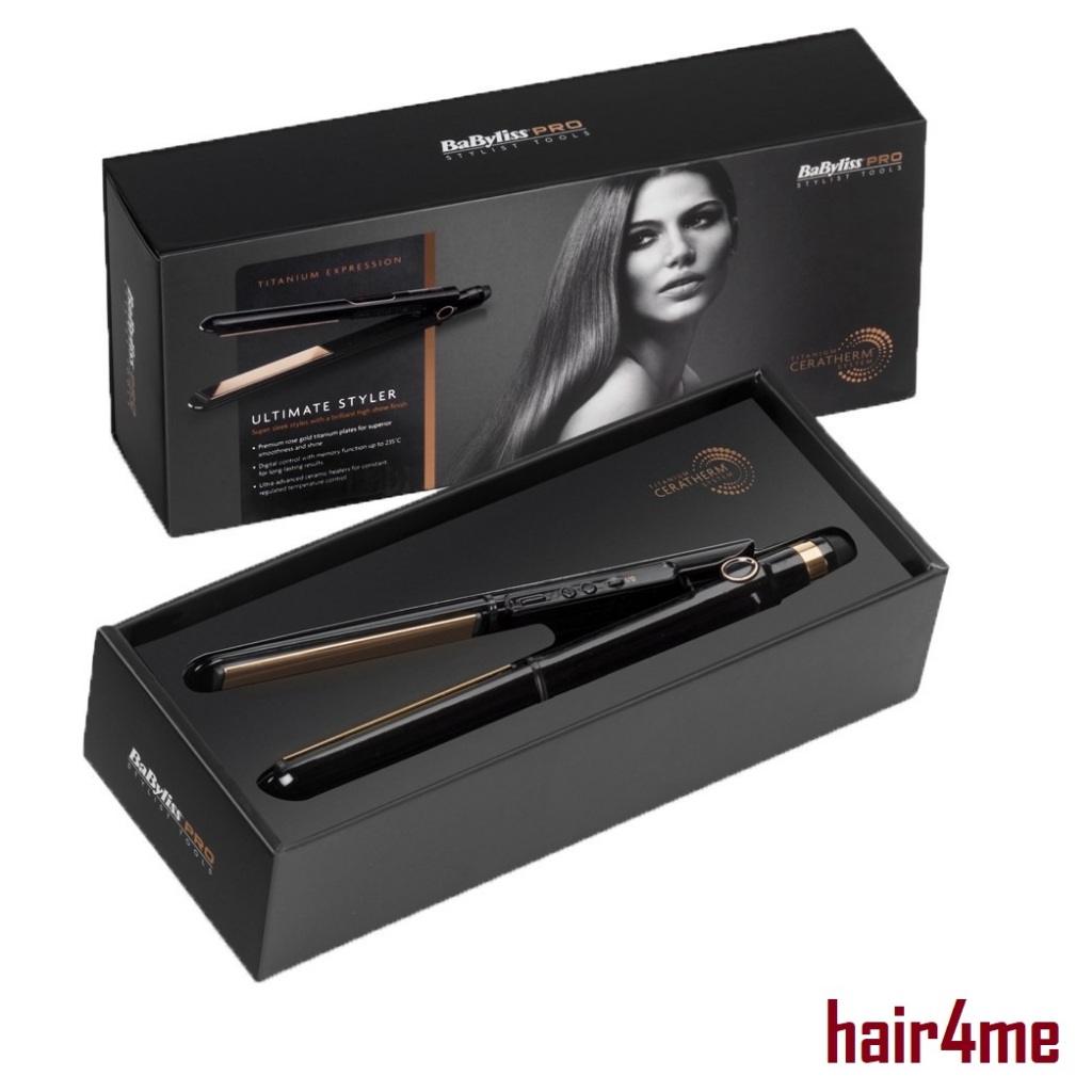 BaByliss PRO Titanium Expression Ultimate Styler Hair Straightening Iron Straightener 1 Year Warranty Shopee Malaysia