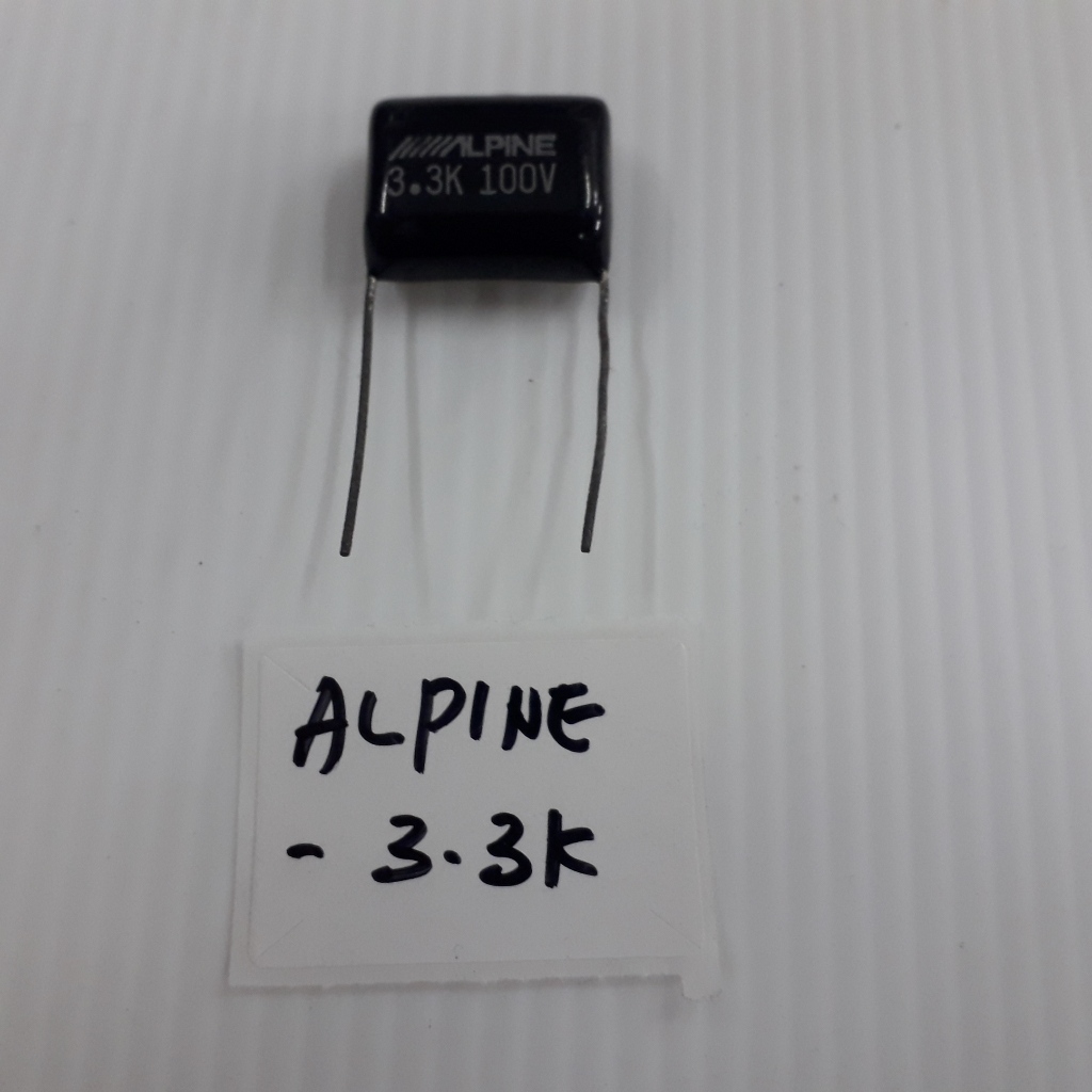 (1PCS ALPINE3.3k) HIGHPITCHED CAPACITOR CAR SPEAKER TWEETER HIGHPASS
