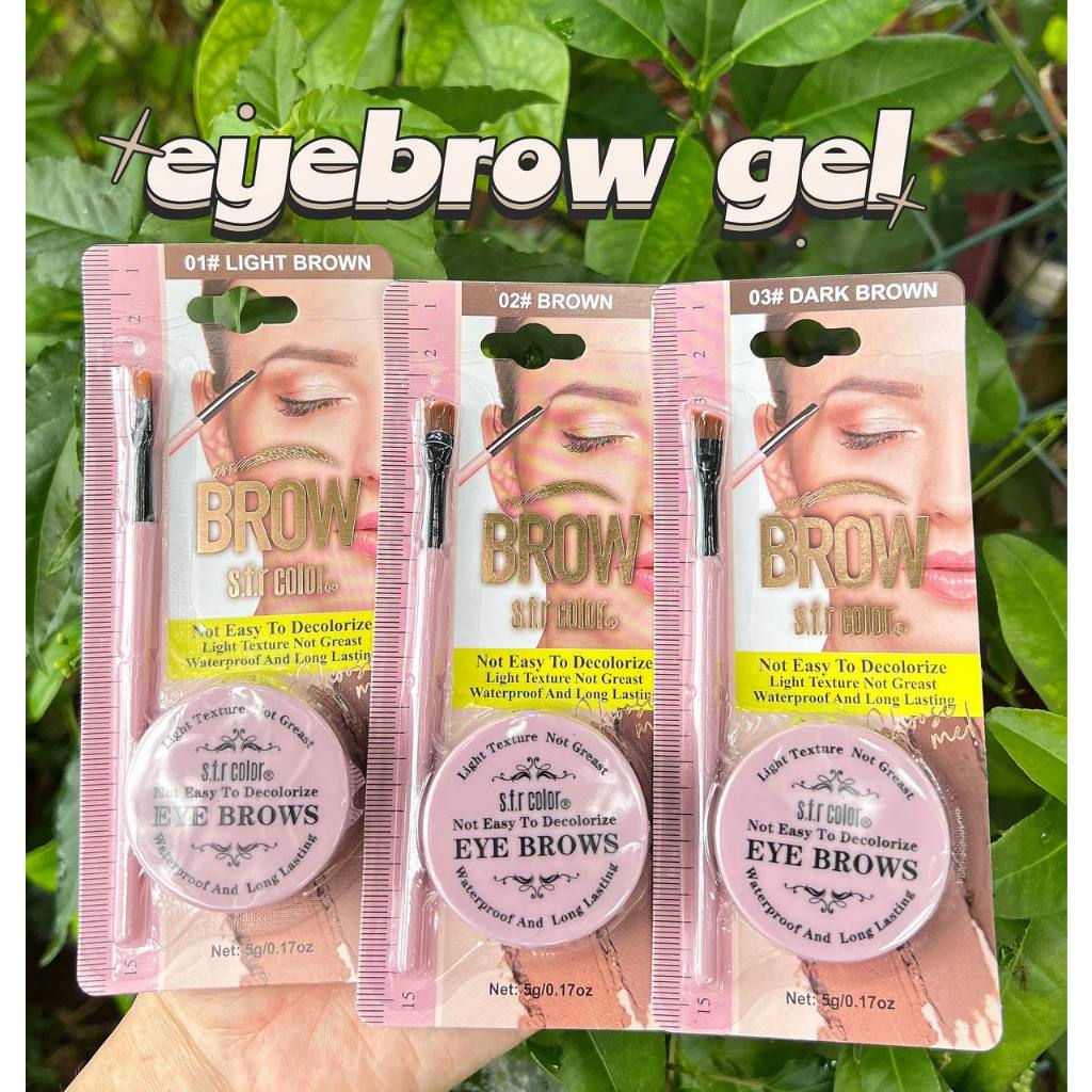 【RETAIL】【READY STOCK】sfr color eyebrow gel waterproof long lasting