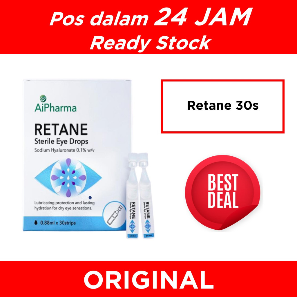 AiPharma Retane Sterile Eye Drops (30s & 10s) / Retane Multi6 (10ml