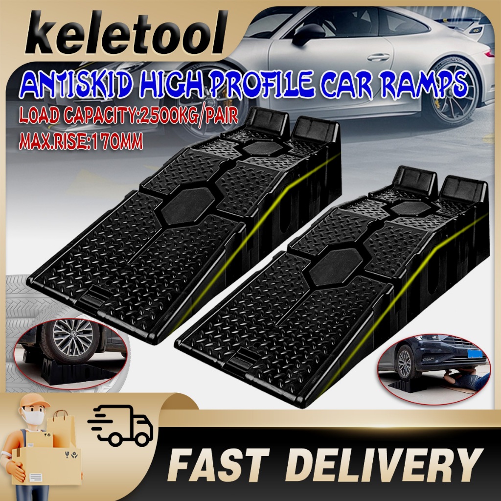 Jack Stand Jack kereta Heavy Duty Plastic Car Ramps Ramp Car Vehicle ...