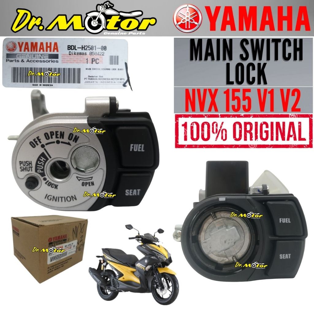 NVX155 V1 V2 AEROX 155 NVX AEROX155 Key Set Ignition MainSwitch Lock ...