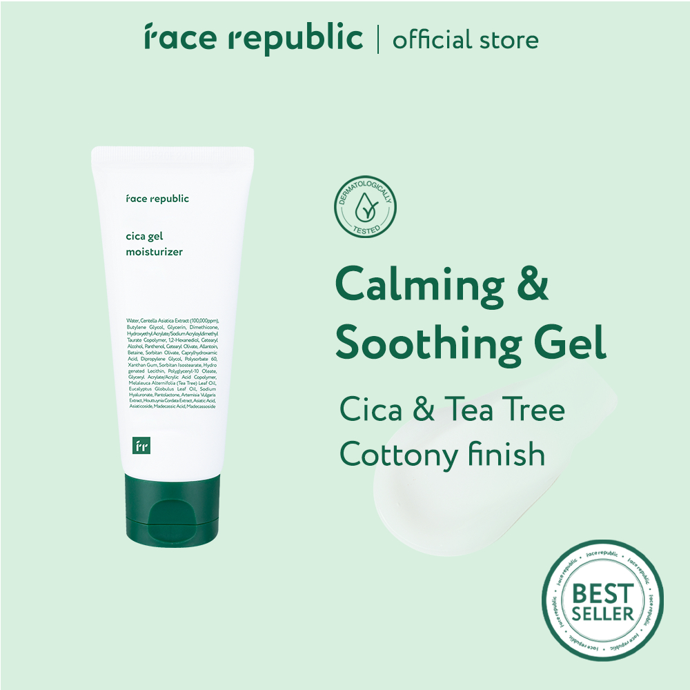 Face Republic CICA Gel Moisturizer for Oily Sensitive Skin (50ml