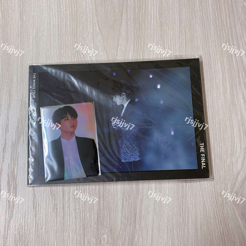 BTS JUNGKOOK/JK THE WINGS TOUR THE FINAL ESSAY BOOK WITH PHOTOCARD