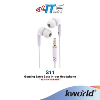 Kworld S11 Gaming Extra Bass In-ear Headphone