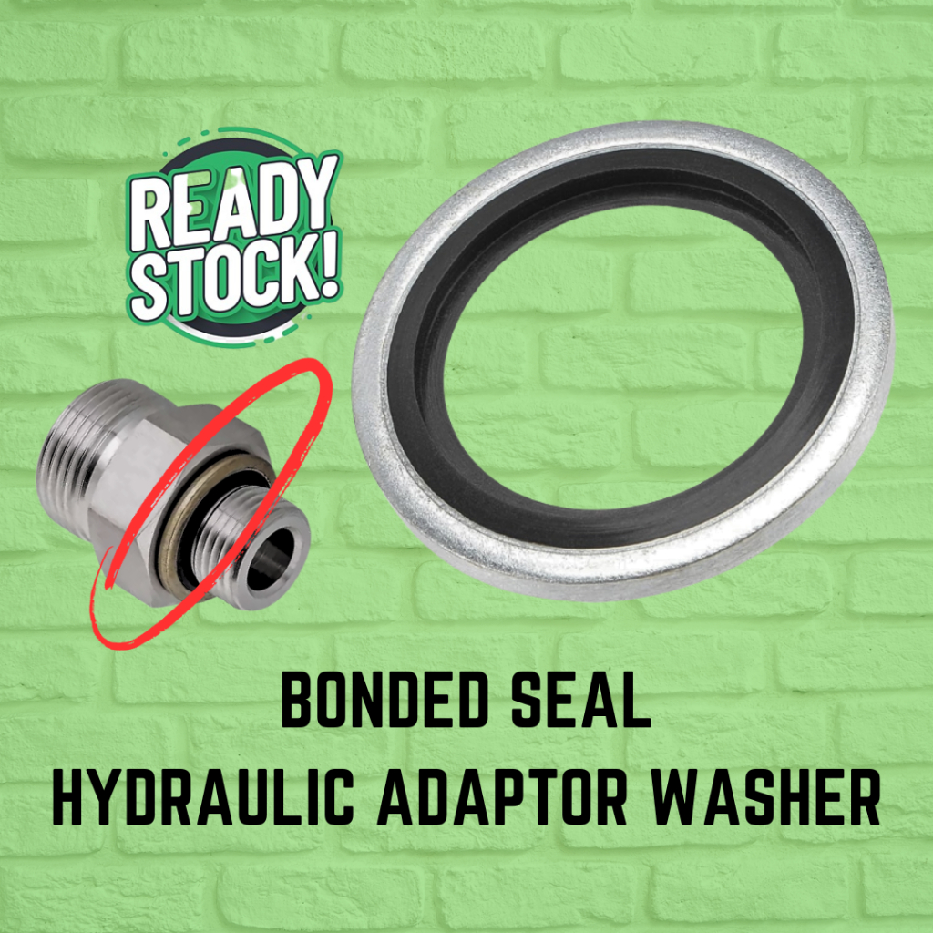 BONDED SEAL HYDRAULIC ADAPTOR WASHER METRIC & BSP INCHES SIZE OIL OR ...