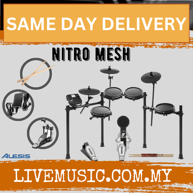 Alesis nitro mesh 5 store piece electronic drum kit